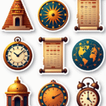 Time & Calendar - Sticker Sheet v7